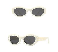 Unique Green Sunglasses For Women Fashion Luxury Bold Butterfly Shaped Sun Glasses Jelly Color Shades For Women (White Gray,One Size)