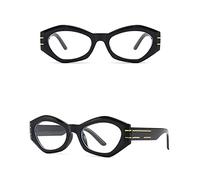 Unique Green Sunglasses For Women Fashion Luxury Bold Butterfly Shaped Sun Glasses Jelly Color Shades For Women (Black Clear,One Size)