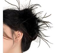 Unique Hair Claw Clip Large Feather Hair Claw Hair Decoration Nice 1920s Hair Claw Clip Hair Ornament