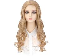 Unique Hair Color Curly Hairpiece Straight Hair Full Head For Halloween Wear Show Small Face East To Adjust