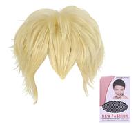Unique Hair Color Hairpiece Curly Hair Full Head For Halloween Wear Show Small Face East To Adjust