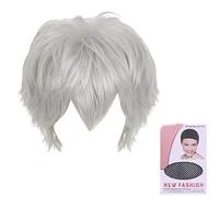 Unique Hair Color Hairpiece Curly Hair Full Head For Halloween Wear Show Small Face East To Adjust