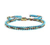 Unique Handmade Adjustable Good Luck Red String Braided Bracelet Girls Ladies Men's Rose Jewelry Set (BU2, One Size)