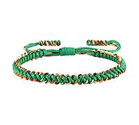 Unique Handmade Adjustable Good Luck Red String Braided Bracelet Girls Ladies Men's Rose Jewelry Set (GN1, One Size)