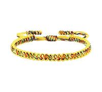 Unique Handmade Adjustable Good Luck Red String Braided Bracelet Girls Ladies Men's Rose Jewelry Set (YE2, One Size)