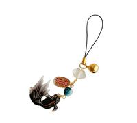 Unique Handmade Fish Star Pattern Alloy Phone Hanging Decoration Fits All Phone Models Daily Use Stylish Outfits