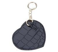 Unique Heart Badge Holder Keychain Anime Pin PU Leather Protector Bag For Trendsetters And Creative Individuals Protector Bag Gift