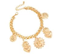 Unique Heart Meet Charm Chain for Trousers, Everyday | Decorative, Chain for Trousers, Modifiable Length, Metal Mixture for Casual Outfit Addons, Women Fashion Jewelry
