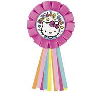Unique Hello Kitty & Friends Multicolor Birthday Girl Badge (3" x 7") 1 Pc. - Perfect for Celebrations, Birthdays, Parties & Events