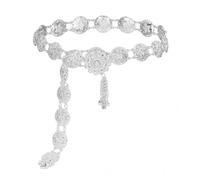 Unique Hollow Flower Waist Chain Accessory Adjustable Women's Waist Decoration for Belly Dance and Beach Jewelry Coin Belt Fo, One Size, as described, as described