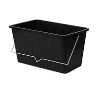 UNIQUE HOME LIVING 15 Litre Large Paint Bucket, Plastic Paint Scuttle with Metal Handle, Heavy Duty Roller Liners Container Painting Decorator, DIY Tool, Suitable For Up To 12" Rollers
