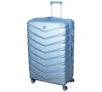UNIQUE HOME LIVING 32" Extra Large Suitcase, Expandable Travel Suitcase with 4 Dual Spinner Wheels, Hard Shell ABS Hand Luggage Travel Trolley Case with Lock, Lightweight, Durable, Ice Blue, 140L
