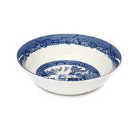 UNIQUE HOME LIVING Blue Willow Oatmeal Bowl 15 cm Ceramic Cereal Dish Vintage Oriental Dinnerware