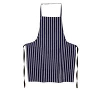 UNIQUE HOME LIVING Butcher Stripe Apron Unisex Adjustable Bib Cooking Kitchen Chef Aprons for Women, Men, Home Kitchen Butchers BBQ Restaurant - Blue