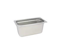 UNIQUE HOME LIVING Gastronorm Pan 1/3, Stainless Steel Food Container Gastronorm Tray 15cm Deep, Hot and Cold Food Storage Containers, Stackable 1/3 GN Catering Pan Without Lid, Rust-Resistant
