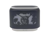 UNIQUE HOME LIVING Highland Cow Design USB Humidifier & Ambient Night Light, Colour Changing LED Aroma Humidifier, Up to 15 Hours Mist Output, Design for Bedrooms, Relaxation Spaces & Home Offices
