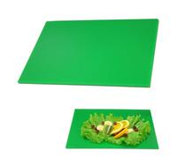 UNIQUE HOME LIVING Professional Chopping Board, Kitchen Catering Food Prep Large Cutting Boards, Colour Coded - Green Chopping Board for Salad & Fruits, Anti-Slip Surface, Easy to Clean, 45 x 30cm