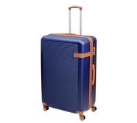 UNIQUE HOME LIVING Suitcase Extra Large 32-Inch Cabin Suitcase Trolley, Hard Shell ABS Expandable Travel Luggage with 8 Spinner Wheels, Lightweight Durable High Capacity with Lock, Vienna - Dark Blue