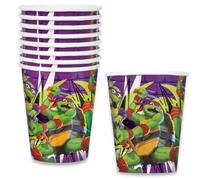 Unique Industries Teenage Mutant Ninja Turtles Mutant Mayhem Disposable Paper Cups - 9oz (8 Ct) | Perfect for Teenage Mutant Ninja Turtles Themed Parties & Celebrations