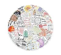 Unique Inspirational Cartoon Stickers | Uplifting Laptop Decoration Stickers | Inspirational Quote Stickers | Waterproof Bible Scrapbook Stickers for Scrapbook, Scooter, Phone Case