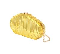 Unique Irregular Shell Acrylic Evening Bag For Wedding And Cocktail Parties Shoulder Crossobdy Purse Party Handbag Modern Gold Handbag
