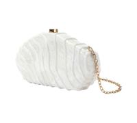 Unique Irregular Shell Acrylic Evening Bag For Wedding And Cocktail Parties Shoulder Crossobdy Purse Party Handbag Modern Gold Handbag