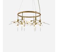 Unique Irregular Sputnik Chandelier Northern Europe Golden Metal Pendant Light Modern villa Luxury Hanging Light for Warehouse Barn Living Roomd