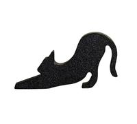 Unique Kitten Door Stoppers Guards Bumper for Any Room Setting Guards Black Puss Door Stop