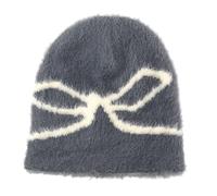 Unique Knit Hat Hip Hop Skull Caps Highlight for Trendsetting Pullover Warm Skull Caps Knitted Hat Party Club Knitted Beanies for Men Gray