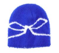 Unique Knit Hat Hip Hop Skull Caps Highlight for Trendsetting Pullover Warm Skull Caps Knitted Hat Party Club Knitted Beanies for Men Royal Blue