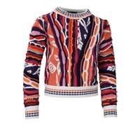 Unique Knitted Pullover for Girls - Casa- female- Carlo Colucci- Kids Knitwear- Multicolor- 9 Y- Kids 9 Y