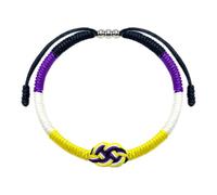 Unique knotted cotton adjustable hand rope, elegant color and sweat resistant cotton jewelry party favors, フリーサイズ