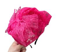 Unique Lace Bows With Hairband Wedding Guest Headgear Vintage Party Hair Accessory Headpieces For Costume Parties