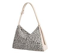 Unique Leopards Print Slouchy Bag For Women Lightweight Shoulder Purse Underarm Bags Spacious Casual Handbag Retro Shoulder Bag