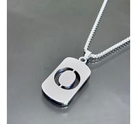 Unique Letter Necklace Crafted from Ti Steel for Personal Stories and Accessories (Letter of O)