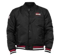 Unique Lonsdale Bomber College Baseball Jacket Black Lined Regular-Fit Orkney