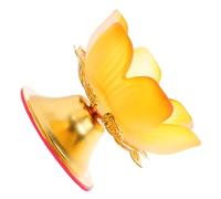 Unique Lotus Shaped Alloy Candle Holder for Home Office Decor