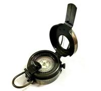 UNIQUE MART Antique Maritime Nautical Military Brass Pocket Compass Mark II WW2 Portable