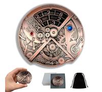 Unique Metal Dice Set - Steampunk & Retro D&D Dice, D20, D6, D8, D10, D12 Spinner & Roller for Dungeons and Dragons TRPG