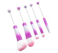 Unique Metal Handled Beading Makeup Brush Set Beading Brushes Beaded Brush for Fashionable Women Girl Creative Accessories