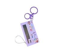 Unique Miniature ABS Animal Shape Piano Keychain, Purple | Miniature Piano with Sound Effects for Commuting Fun Decoration Kids Educational Toy Bag Accessories