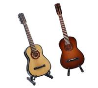 Unique Miniature Guitar Model Musical Decor Home Display Collector ' S Item Ornament Wooden Miniature Classical Guitar Model Musical Instrument