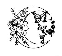 Unique Moon Butterfly Wall Hanging Adds a Touch of Elegance to Your Home Decor