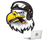 Unique Motorcycle Stickers - Custom Motorbike Decals, Cool Motorcycle Stickers | Long Lasting Racing, Skull, and Logo Stickers, Waterproof Vinyl Decals for Tank, Helmet and Bumper for Bikers
