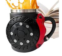 Unique Mug - Brake Disc Cup - Stylish Design with a Slip Handle Easy to Grip - A design that pushes the brake disc forward with a bold, beautiful structure. Mechanical