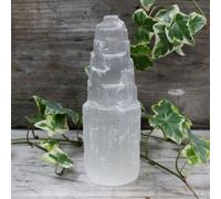 Unique Natural Selenite Healing Tower 15Cm