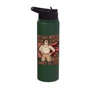 Unique Not All Heroes Dad Cargo Shorts Design Stainless Steel Insulated Water Bottle