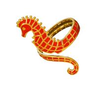 Unique Oil Drop Designs Seahorse Rings Adornment For Fashion Enthusiasts And Art Lovers Seeking Individual Styles Creative Design Jewelry