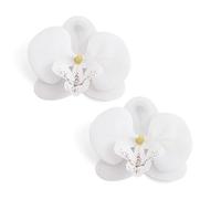 Unique Oversized Flower Earrings for Women Bohemian Acrylic Resin Stud Earrings Retro Large Flower Lei Statement Jewelry Gifts (White)