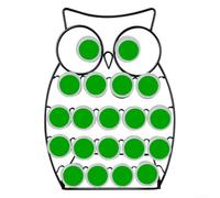 Unique Owl Design Coffee Capsule Holder, Suitable for, Compact and Sturdy (Black)